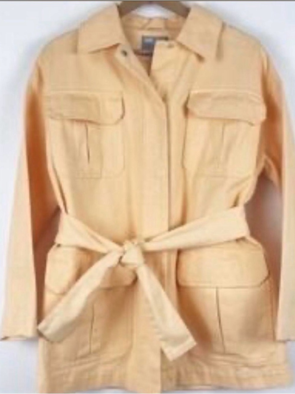 ASOS Peach Utility Belted Jacket